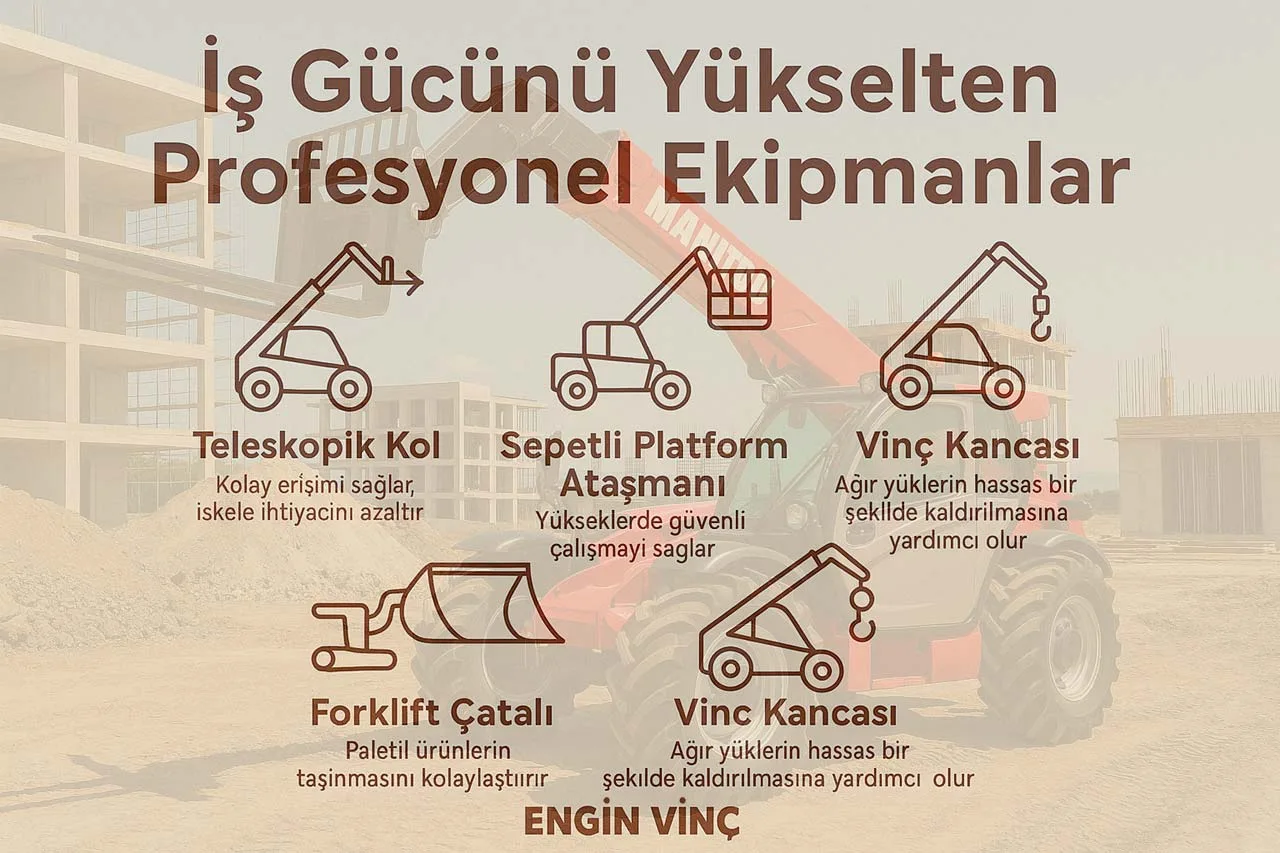 Kumluca Manitu ve İş Gücünü Yükselten Profesyonel Ekipmanlar